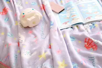 1pc mīksta karikatūra Cinnamoroll suns čaumalu spilvena pārvalks vāks pillowslip plīša flaneļa segu, palagu dāma romantisku dāvanu meitene rotaļlietas