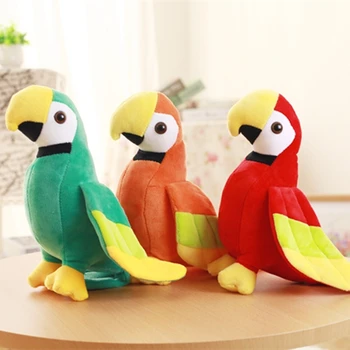 1pc mīksto Gudrs Plīša Rio Macaw Papagaiļi Plīša Rotaļlieta Pildījumu Lelle Putnu Bērnu Bērniem, Bērnu Dzimšanas dienas Dāvanu, Mājas Dekoru Veikals