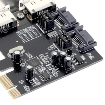 1pc PCI-E, Lai SATA3.0 Trīs Paaudzes PCIE SATA3 Paplašināšanas Karti PCI-E Adapteris noliktavā!