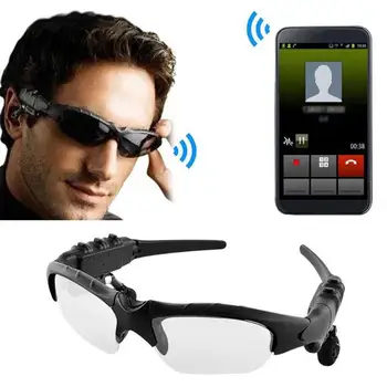 1pc Riteņbraukšanas Saulesbrilles Izjādes Bluetooth Austiņas Smart Āra Sporta Brilles Mic Velosipēds Ar Austiņu Saule Bezvadu Brilles T8B4