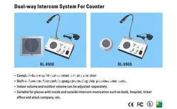 1PIiece 110V / 220V Dual-ceļu Intercom Sistēmas Versija angļu valodā Logu, Domofons Komplekts Letes
