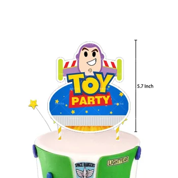 1Set Disney Rotaļlietu Stāsts Hudi Basi Lightyear Tēma Lateksa Balonu Baneri Bērniem Dzimšanas dienas ballīti Apdare Baby Duša, gaisa Baloni Globos