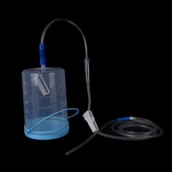 1Set Gesen kafijas zarnas zarnas hidroterapiju ierīce ar 10 cauruļu Higiēnas Produktu Sadzīves zarnu klizmu barelu klizmu soma ierīces
