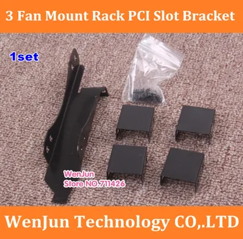 1set Jaunā Versija 3 Ventilatora Mount Rack PCI Slota Kronšteinu Video Grafiskā Karte 90MM/120MM PC Case Fan Bezmaksas piegāde