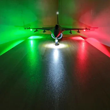 1Set Strobe LED Gaismas, kas Mirgo Košās Navigācijas Eksplozijas-mirgo Lampas 2S 3S 4S 5S 6S Lipo Daļas RC Lidmašīnu FPV