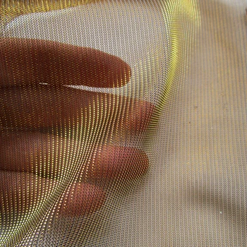 1yard 90cm*140cm Lāzera krāsains plāns tīklveida auduma Zelta līnijas kāzu deju skatuves sniegumu apģērbu audums DIY hologrāfiskā audums
