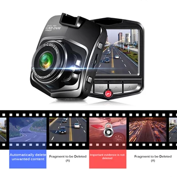 2.4 collu HD Auto Auto Reģistratoru DVR LCD HD 1080P Video Dash Cam Auto Reģistratoru Dvrs Dash Cam Zils Melns
