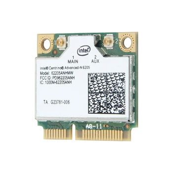 2.4 G/5GHz Bezvadu Adapteris Intel Centrino Advanced-N 6205 62205an 62205hmw 300Mbps Pusi Mini PCI-E WiFi Karte, 802.11 n Loga