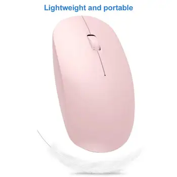 2.4 G Bluetooth Bezvadu Pele, Duālais Režīms, Uzlādējams Optisko Klusuma Poga Gaming Mouse Mac PC Gamer Uzņēmējdarbības Birojs Peles