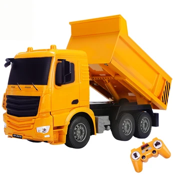 2.4 G Interesanti simulācijas RC auto Projektēšana kravas automašīnu Super power RC Dump truck modeli, Bērnu rotaļlietas Zēniem Dzimšanas dienu Xmas dāvanas