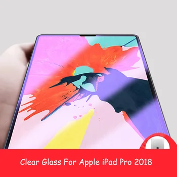 2.5 D Pilnībā Segtu Anti Zilā Rūdīta Stikla Apple iPad Pro 2018 11