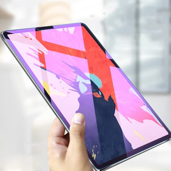 2.5 D Pilnībā Segtu Anti Zilā Rūdīta Stikla Apple iPad Pro 2018 11