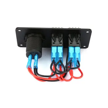 2 Banda Auto Jūras Laivu 5 Pin LED Šūpuļzirgs Slēdzis Panelī Slēdža 3.1 Dual USB Porti Rozetē Lādētāju Ūdensizturīgs Ķēdes