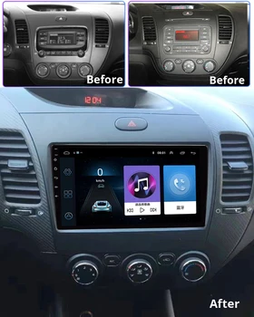 2 Din Auto Radio Android 8.1 auto DVD Kia CERATO K3 FORTE 2013 2016 galvas vienības gps navigācijas Multimediju Atskaņotājs