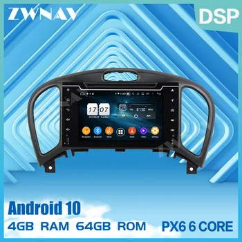 2 din IPS PX6 ekrāna Android 10.0 Auto Multimedia player Nissan Juke 2004-2016 auto audio radio, stereo, WiFi, GPS navi galvas vienības