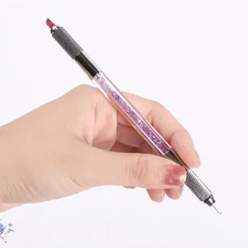 2 GAB Kristāla, Gan Galvas Var Izmantot Microblading Rokasgrāmata Uzacu Tetovēšanas Pildspalva 3D Izšuvumi Pastāvīgais Uzacu Grims