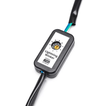 2 Gab. Melnā Dinamisku Pagrieziena Signāla Indikators LED Taillight Add-on Modulis kabeļvadu Harnes BMW F10 F18 LCI G30 G38 2009-2016