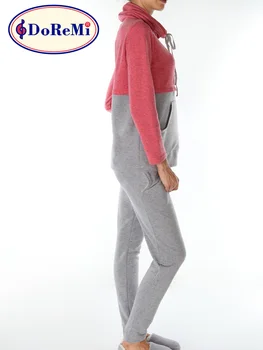 2 Gabali Premium Sleepwear Sievietēm - Pidžamas Homewear Nightdress - Dziesmu Uzvalks Mīksts, Silts Džemperis - Gadījuma Sieviešu Kostīms, Bikšu