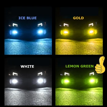 2 H8, H11 Auto LED Spuldzes Braukšanas Miglas lukturi, Lampas, Spuldzes Spilgti Stila Skoda Octavia 1 2 3 MK1 MK2 MK3 5E 1Z 1U A5 A7 (1996-2019)