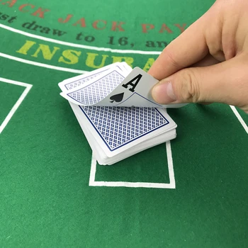 2 Iestatiet/Daudz Pokera Plastmasas Spēļu Kārtis Karstā Augstākā Pakāpē Texas Hold ' em Baccarat Matējums Ūdensizturīgs Lielu Skaitu 63*88mm galda Spēles