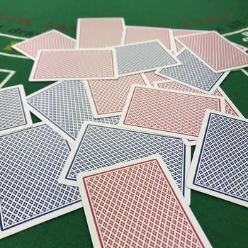 2 Iestatiet/Daudz Pokera Plastmasas Spēļu Kārtis Karstā Augstākā Pakāpē Texas Hold ' em Baccarat Matējums Ūdensizturīgs Lielu Skaitu 63*88mm galda Spēles