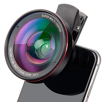 2 in 1 Mobilā Tālruņa Objektīvs 4K HD 15X makro 0.6 X Platleņķa Objektīvs iPhone 8 10 X Samsung, LG Kameras Komplektu, Mobilo Telefonu Aksesuāri