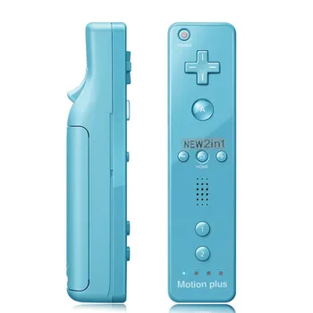 2 in 1 WII Tālvadības pults Wireless Gamepad Wii Motion Plus Kursorsviru Wireless Remote Controle par Nunchuck Wii Konsoles