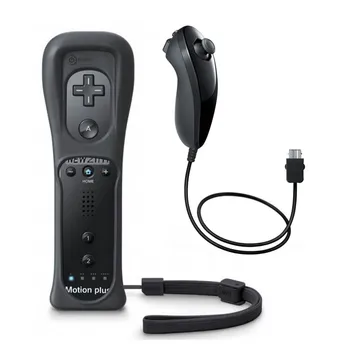 2 in 1 WII Tālvadības pults Wireless Gamepad Wii Motion Plus Kursorsviru Wireless Remote Controle par Nunchuck Wii Konsoles