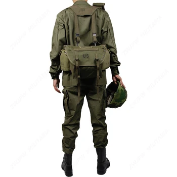 2. pasaules Kara un Vjetnamas kara TCU trīs paaudzes apģērbu m14 ilgi pack iekārtu grupā kara tikt galā(nav Ķivere，nav zābaki）