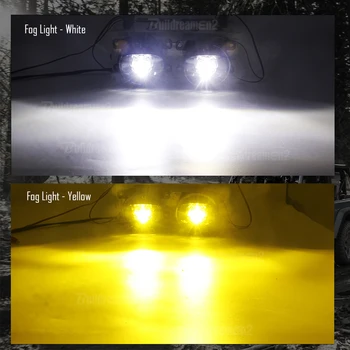 2 X LED Miglas lukturi 30W 8000LM Automašīnas Priekšējais Bamperis Miglas lukturu Par Subaru Outback Forester WRX STI Impreza Mantojums BRZ XV Justy Levorg