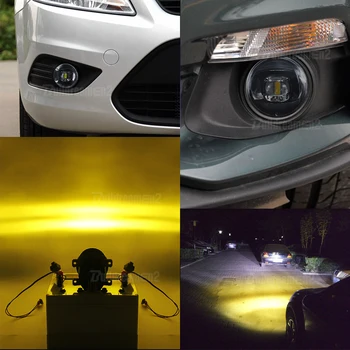 2 X LED Miglas lukturi 30W 8000LM Automašīnas Priekšējais Bamperis Miglas lukturu Par Subaru Outback Forester WRX STI Impreza Mantojums BRZ XV Justy Levorg