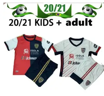 20/21 Bērni Komplekts Cagliari Calcio Soccer Jersey Ir 2021. Mājas JOAO PEDRO SIMEONE NAINGGOLAN bērnu Futbola Krekls NANDEZ PAVOLETTI Kājām
