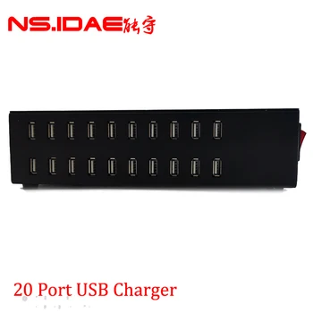 20 Porti USB Lādētāju Strāvas Adapteri Sienas Ātrā Uzlādēšanas Doka Staciju 200W Apple iPhone iPad, Samsung, Huawei Viedtālrunis Tabula