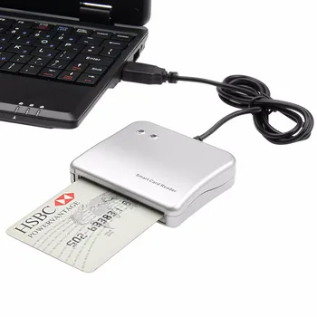200 gab Viegli Comm USB Smart Card Reader IC/ID kartes Lasītājs Windows/ Linux Augstas Kvalitātes