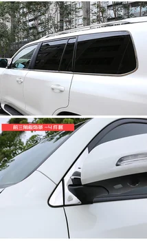 2008-2020 Nerūsējošā Auto Dekorēšana Logu Aizsargs Apdares Toyota Land Cruiser 200 Piederumi