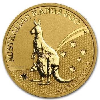 2009. gada ķenguru .999 zelta 1 unce monētas ir sašķirotas ar PF70
