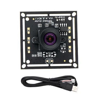 200fps 120fps Melnbaltās Pasaules Slēdža USB Kameras Modulis Ātri Kustīgu Objektu Noteikšanas Atzīšanu Analīze UVC Plug Spēlēt Webcam