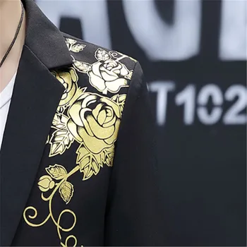 2018 Jaunu stilu naktsklubs atbilstu jauniešu līgavainis kleitu vīriešu uzvalku korejas Izdevums personības frizieris mazo uzvalks