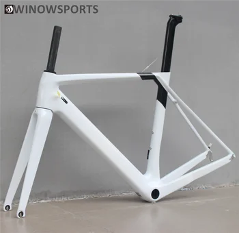 2018 Winow cento oglekļa ceļu velosipēds rāmis ar velosipēdu velosipēdu frameset ietver dakša/sēdekļa/austiņas der gan Di2/mehāniskā