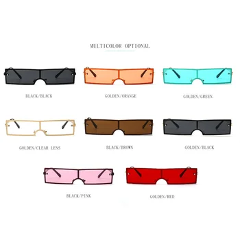 2019 90S Saulesbrilles Sieviešu Tendence Vintage Metāla Rāmis Mazo Saules Brilles Sieviešu Modes Taisnstūra Izdilis Cat Eye Sunglass