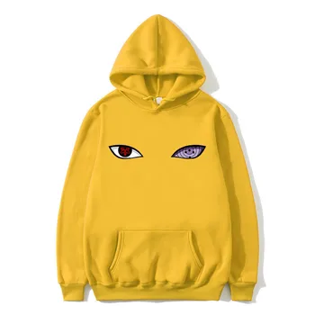 2019 Jaunas Ielidošanas Harajuku Anime Hoodies Naruto Uchiha Uzumaki Hatake Acis Drukāšanas Džemperi Sporta Krekls Hip Hop Streetwear