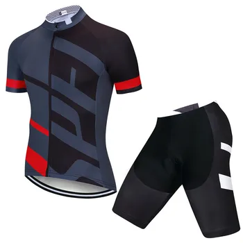 2019 Jaunā KOMANDA STRAVA Riteņbraukšana apģērbu 9D Gel pad Šorti Velosipēdu Džersija komplekts Ropa Ciclismo Mens pro Maillot Culotte apģērbi