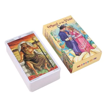 2019 Karstā Riteņa Gadu Tarot Lasīt Likteni Tarot Kartes Spēle Personīgai Lietošanai galda Spēle 78-karti Klāja