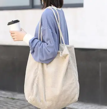2019 korejiešu versija savvaļas lielas ietilpības iepirkumu grozs modes velveta auduma somiņa