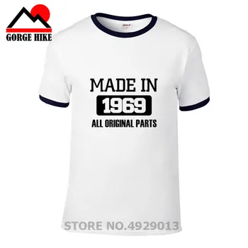 2019 Modes, kas Veikti 1969 T Krekli Vīriešu 50. Dzimšanas 50 Gadus Vecas Drēbes Plus Izmēra Tee Krekls Kokvilnas Apaļu Kakla T-Krekls