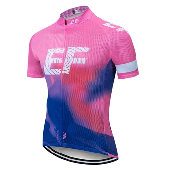 2019 Pro Komandas Fluo Dzeltenā riteņbraukšana Jersey velosipēdu Topi, Krekli maillot ciclismo riteņbraukšana apģērbu ātri sausas vīriešu vasaras velo apģērbi