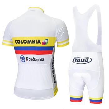 2019 vīriešiem Kolumbija Riteņbraukšana Svīteri Komplekts MTB Krekls Velosipēdu jersey Elpojošs Apģērbs Velo Apģērbs roupa ciclismo