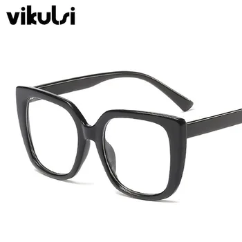 2019 Zīmola Design, Cat Eye Rāmja Brilles Pavasara Legs Laukumā Brilles Sievietēm Tuvredzība Brilles Rāmis Notīrīt Objektīvu Sunglases Brilles UV400