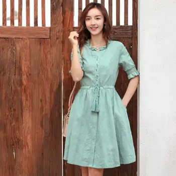 2019 Ķīniešu stila Modes dāmas karstā pārdot sexy sievietes valkā kleitas 4125. lpp.