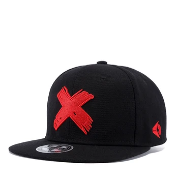 2019new Augstas Kvalitātes Unisex Vates Snapback Cap 3D X Izšūšana Mens Dzīvoklis Malām Beisbola cepure Modes Hip Hop Cepures